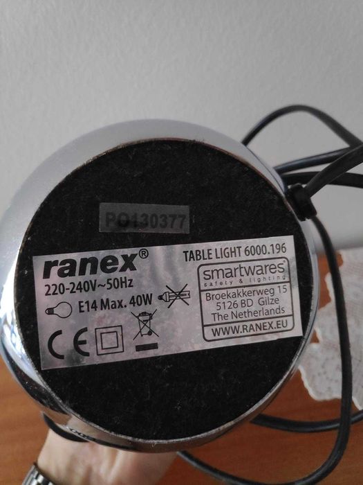 2 Candeeiros de cabeceira Ranex Smartwares Noa (Touch)