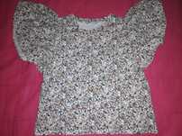 T-shirt com folhos nas mangas Zara