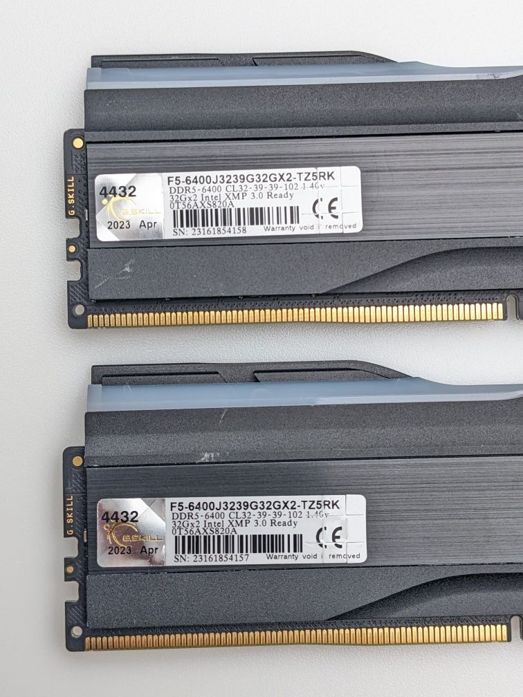 ОЗУ, RAM, модуль пам'яті G.Skill Trident Z5 RGB DDR5-6400 64GB 2x32GB