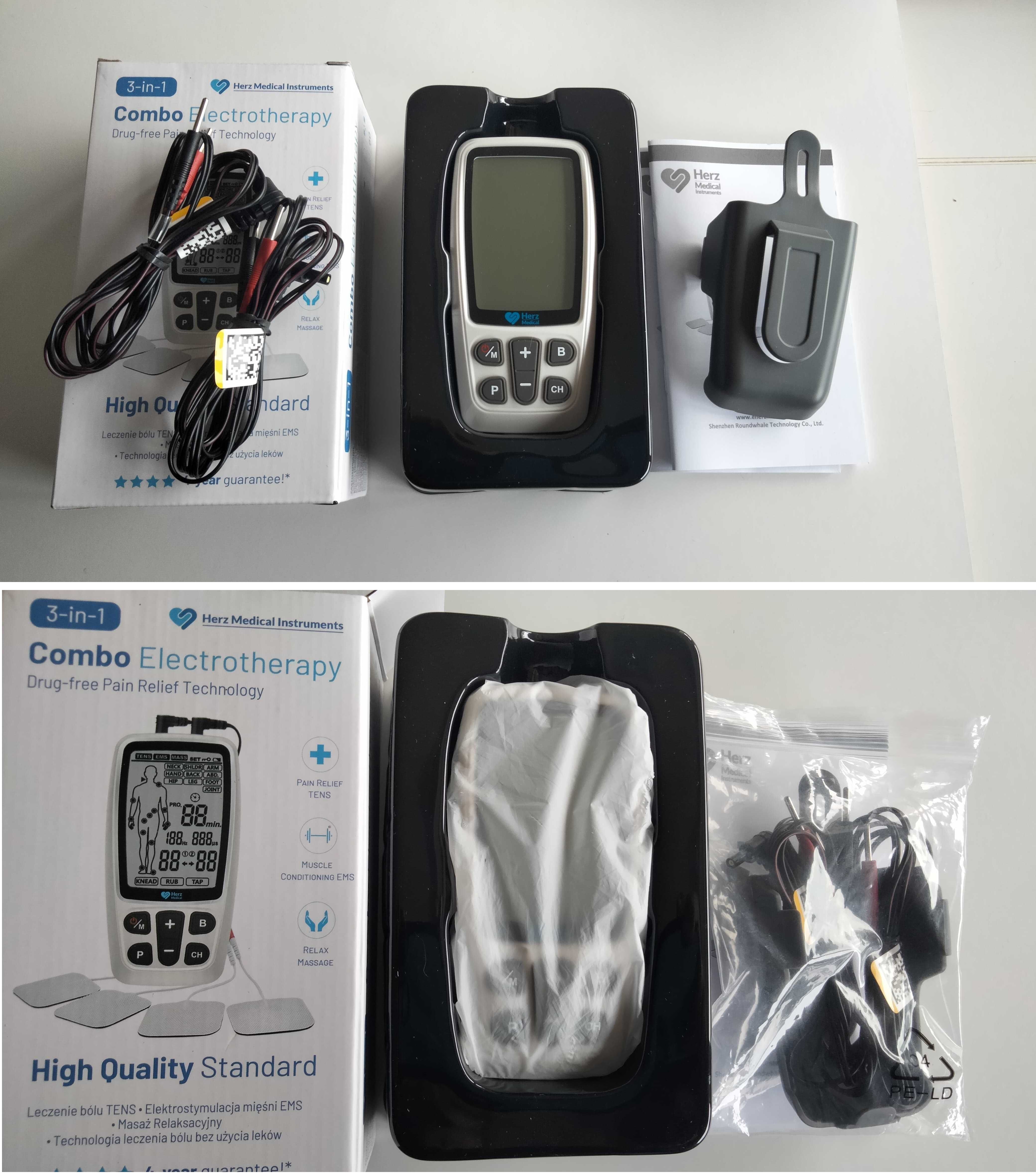 Herz Medical Elektrostymulator Mięśni, Nerwów TENS EMS 60 prog CE 2460