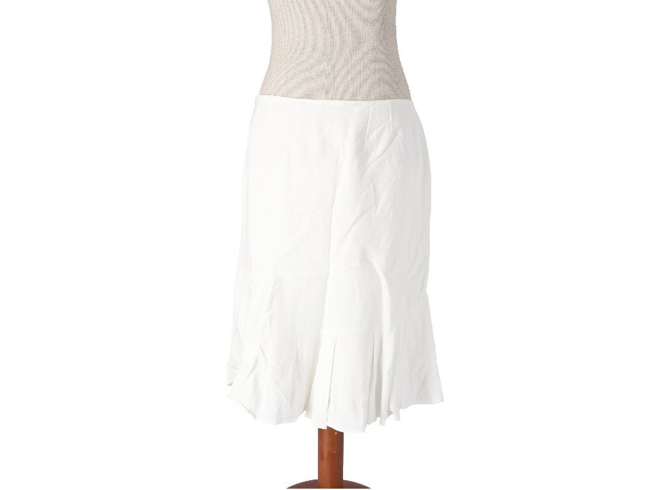 Biała, lekka spódnica marki HEXELINE, rozmiar 46