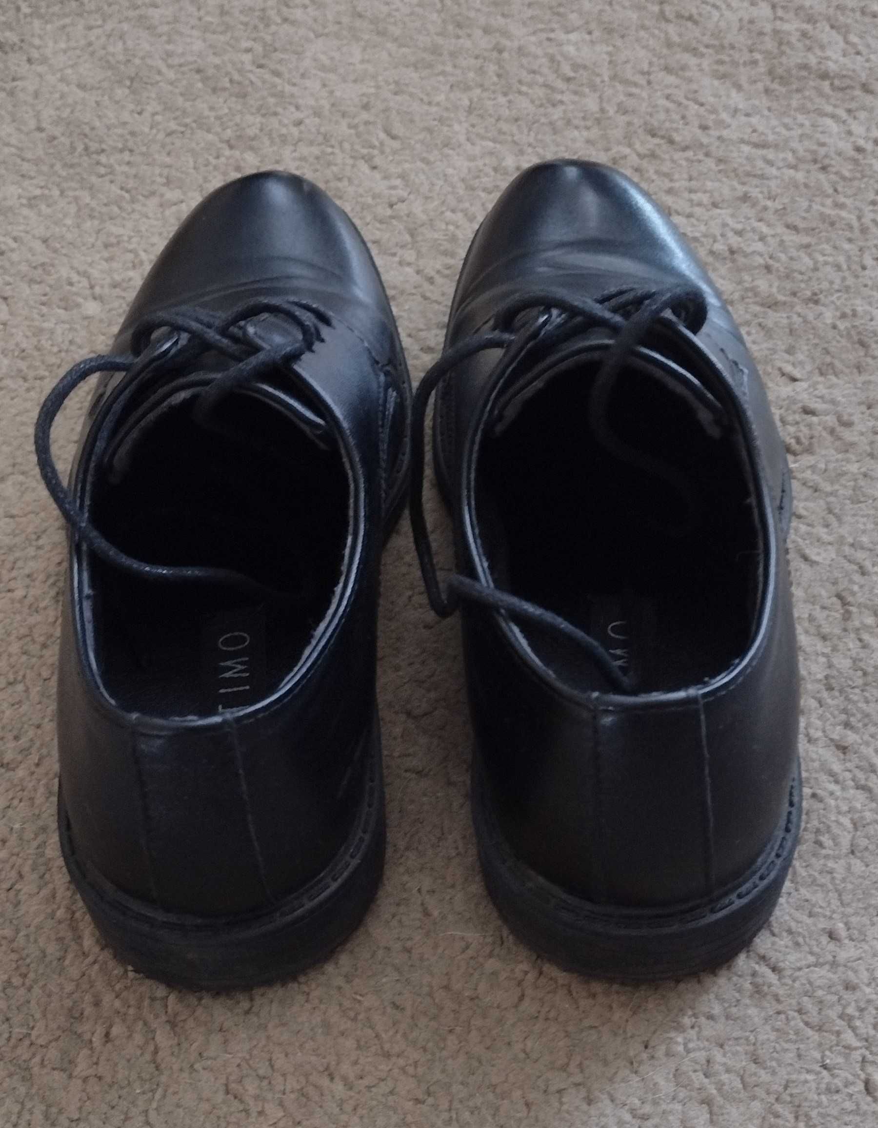 Buty czarne chłopięce komunijne rozm. 34