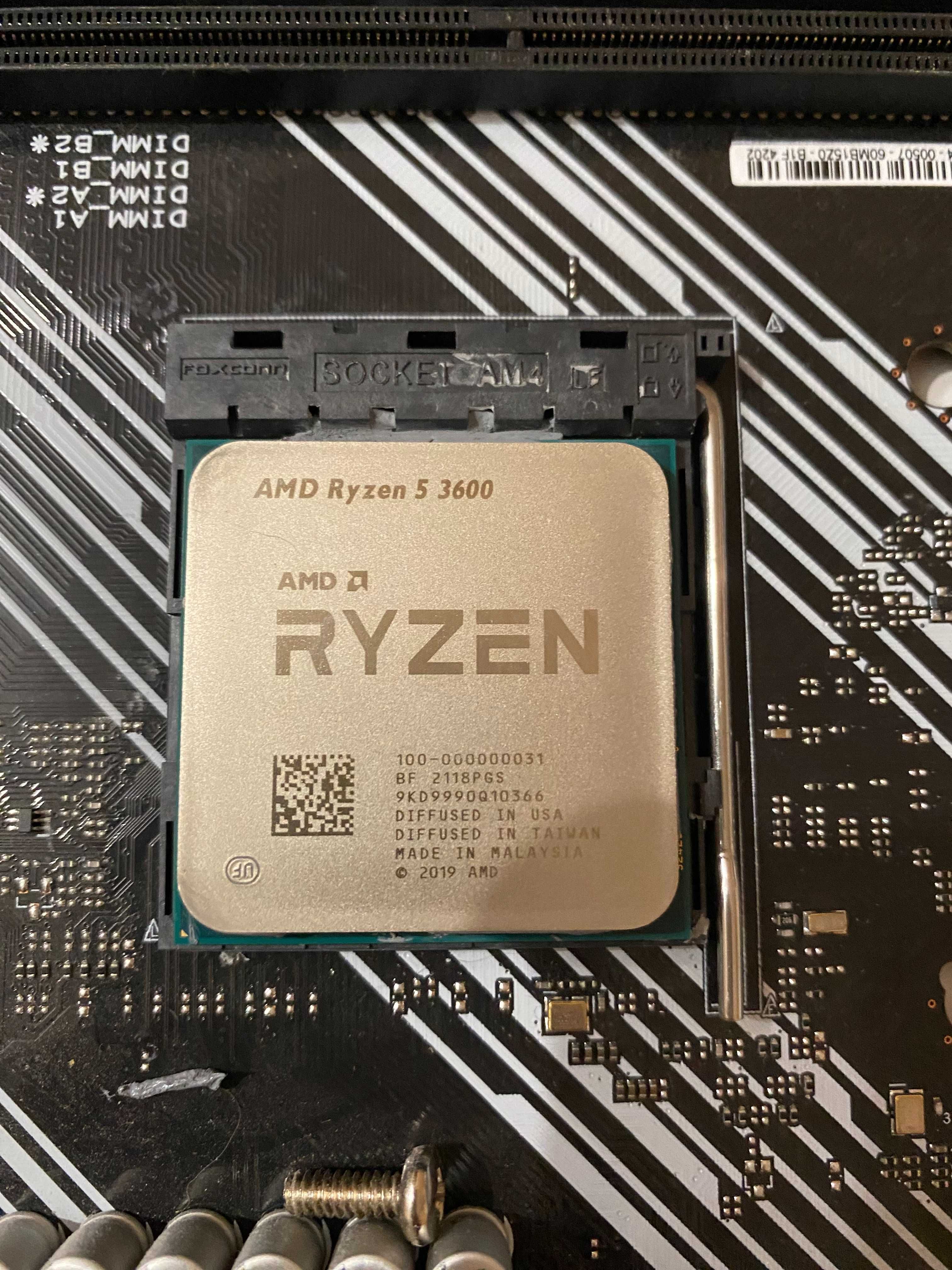 Комплект: Ryzen 5 3600 + Asus Prime B450M-AII + DDR4 + M2 SSD + Cooler