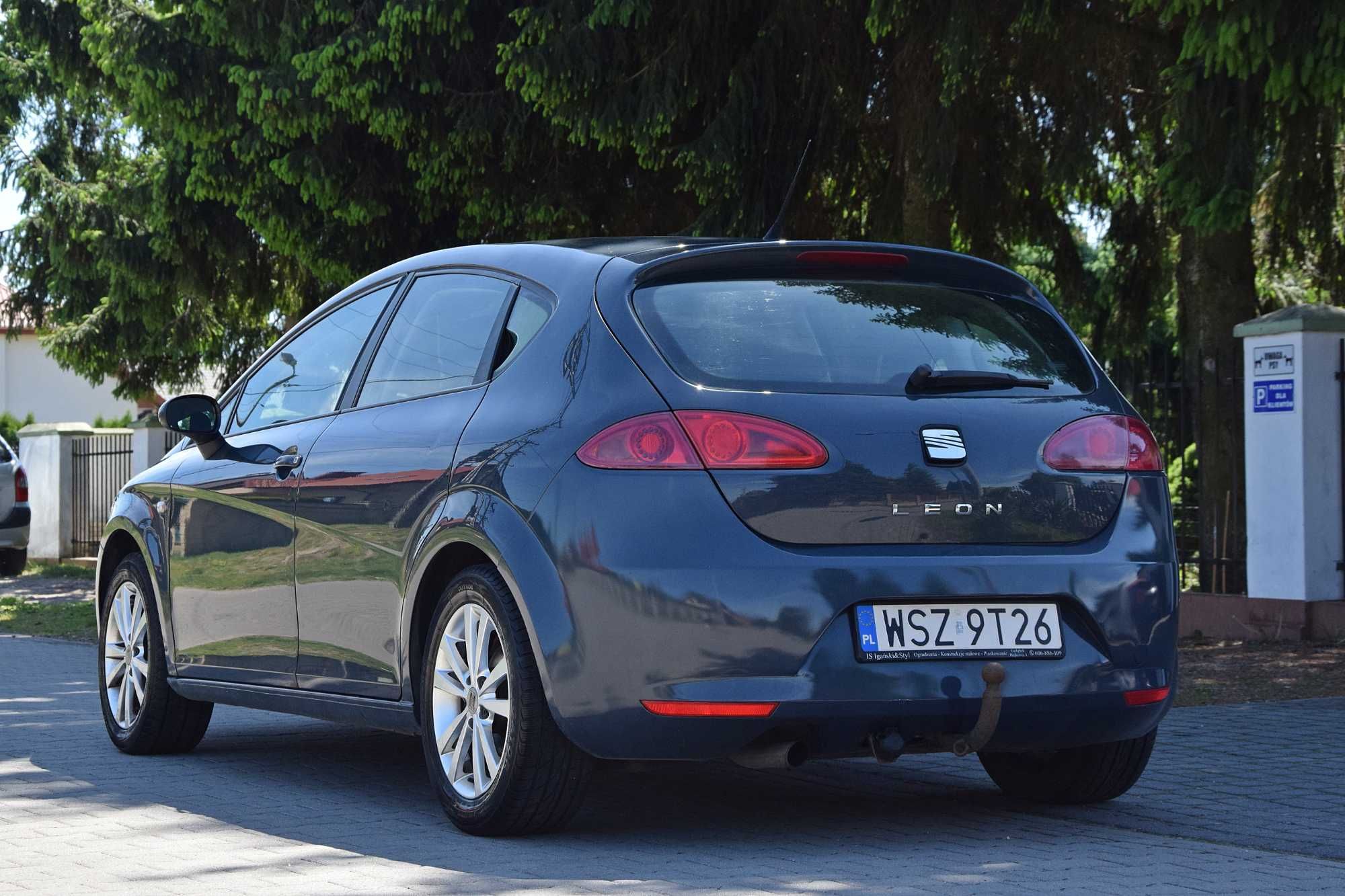 SEAT LEON II 1.9 TDI 105KM Klimatyzacja Elektryka Hak 2007 ROK!
