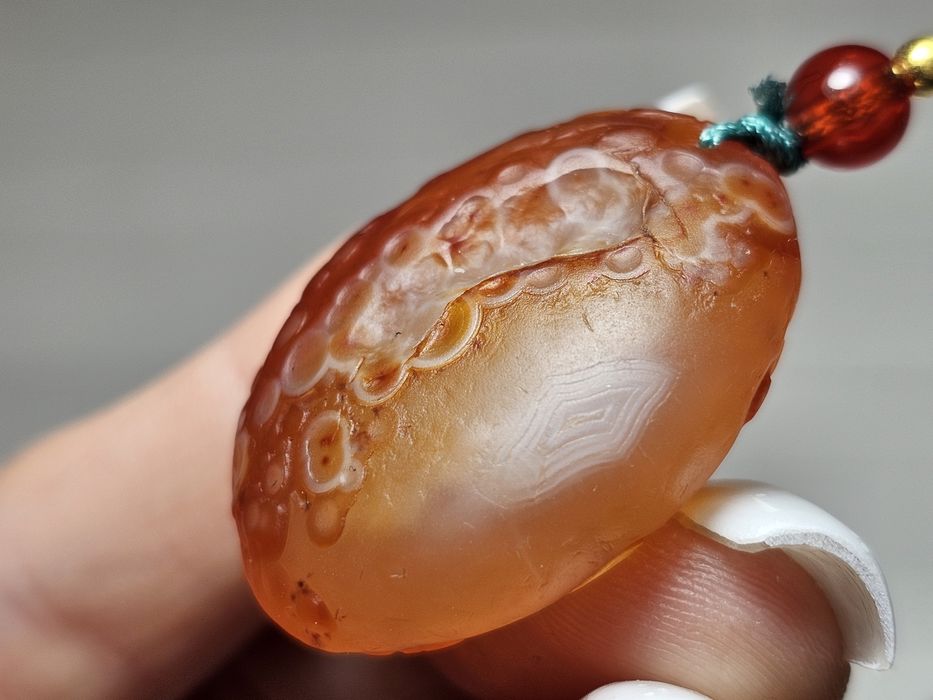 Agat Alxa gobi wisiorek