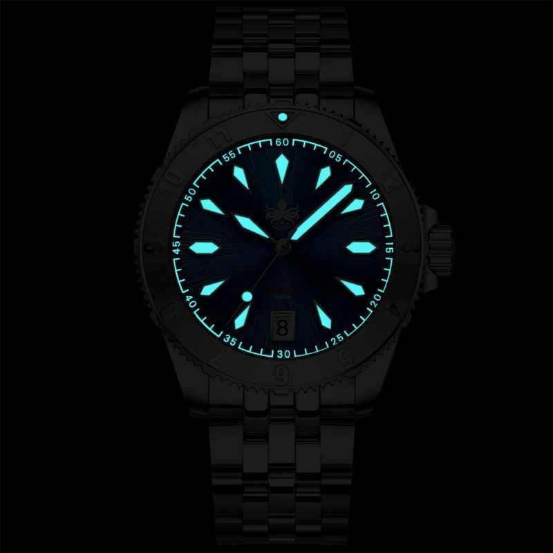 Zegarek PHOIBOS Voyager Brown PYO26D Diver nowy pełny set