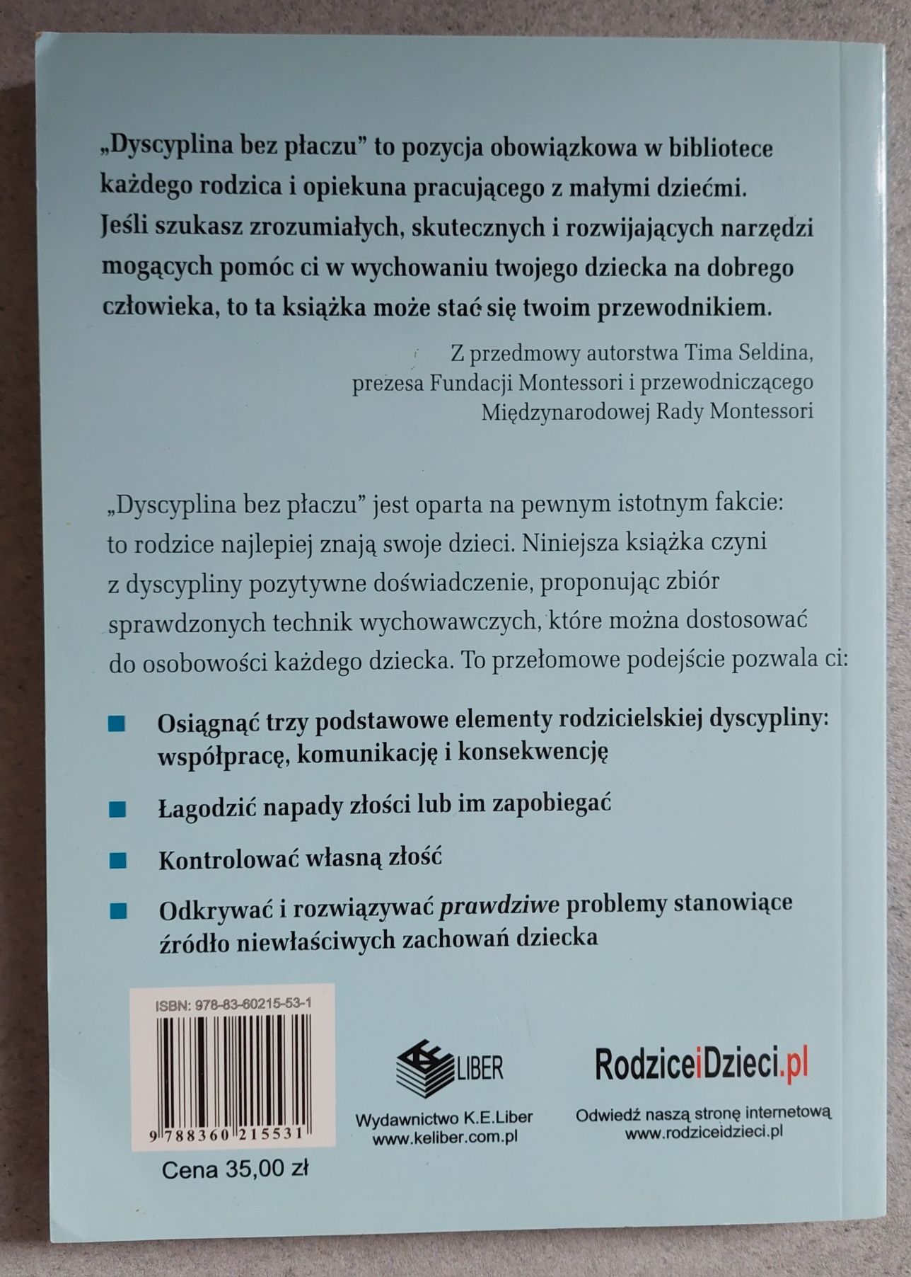 Dyscyplina bez płaczu Elizabeth Pantley - poradnik, wychowanie dziecka