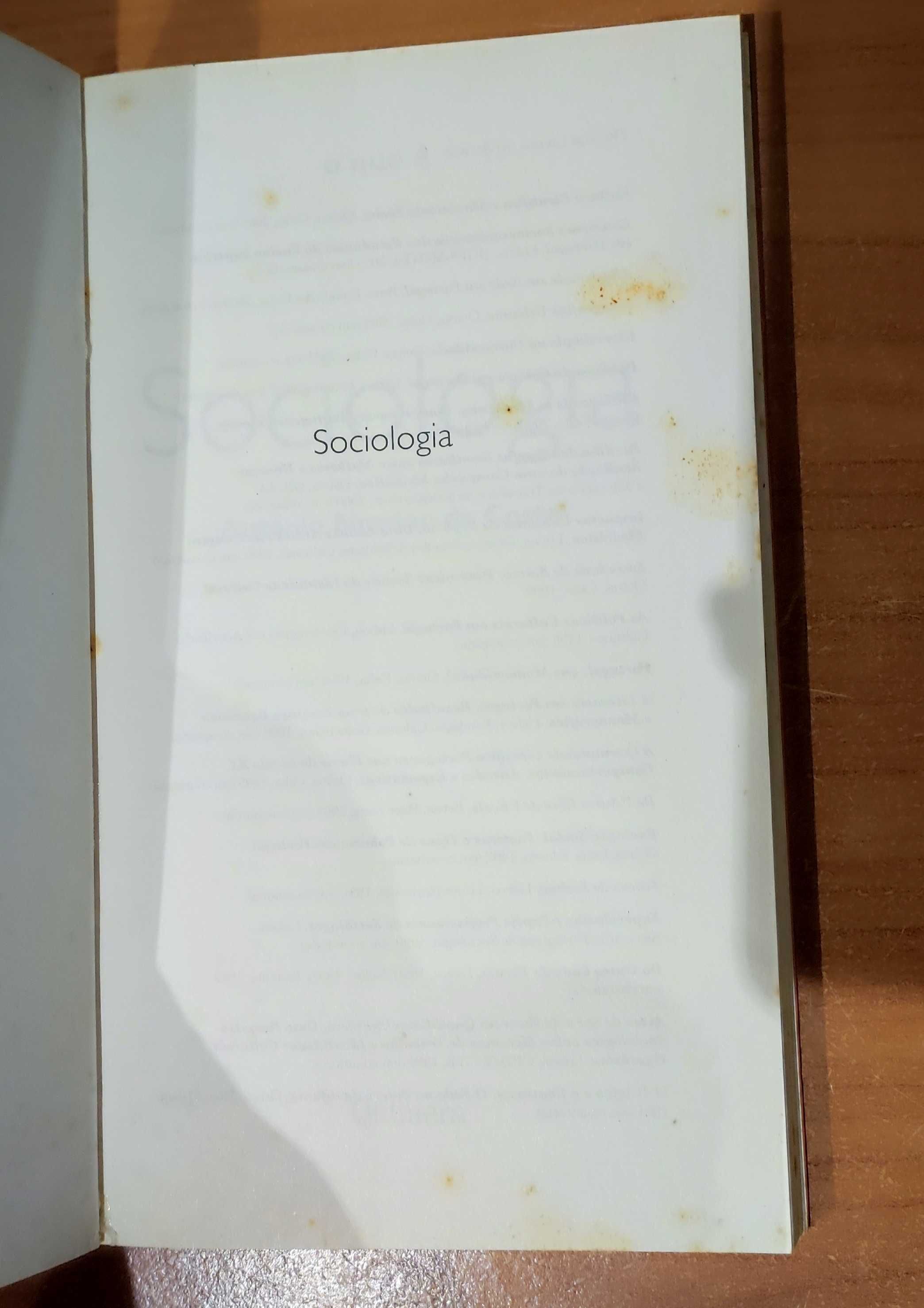 Livro "Sociologia" | António Firmino da Costa