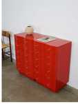 Komoda w stylu Vintage red IKEA VAJER 2sztuki