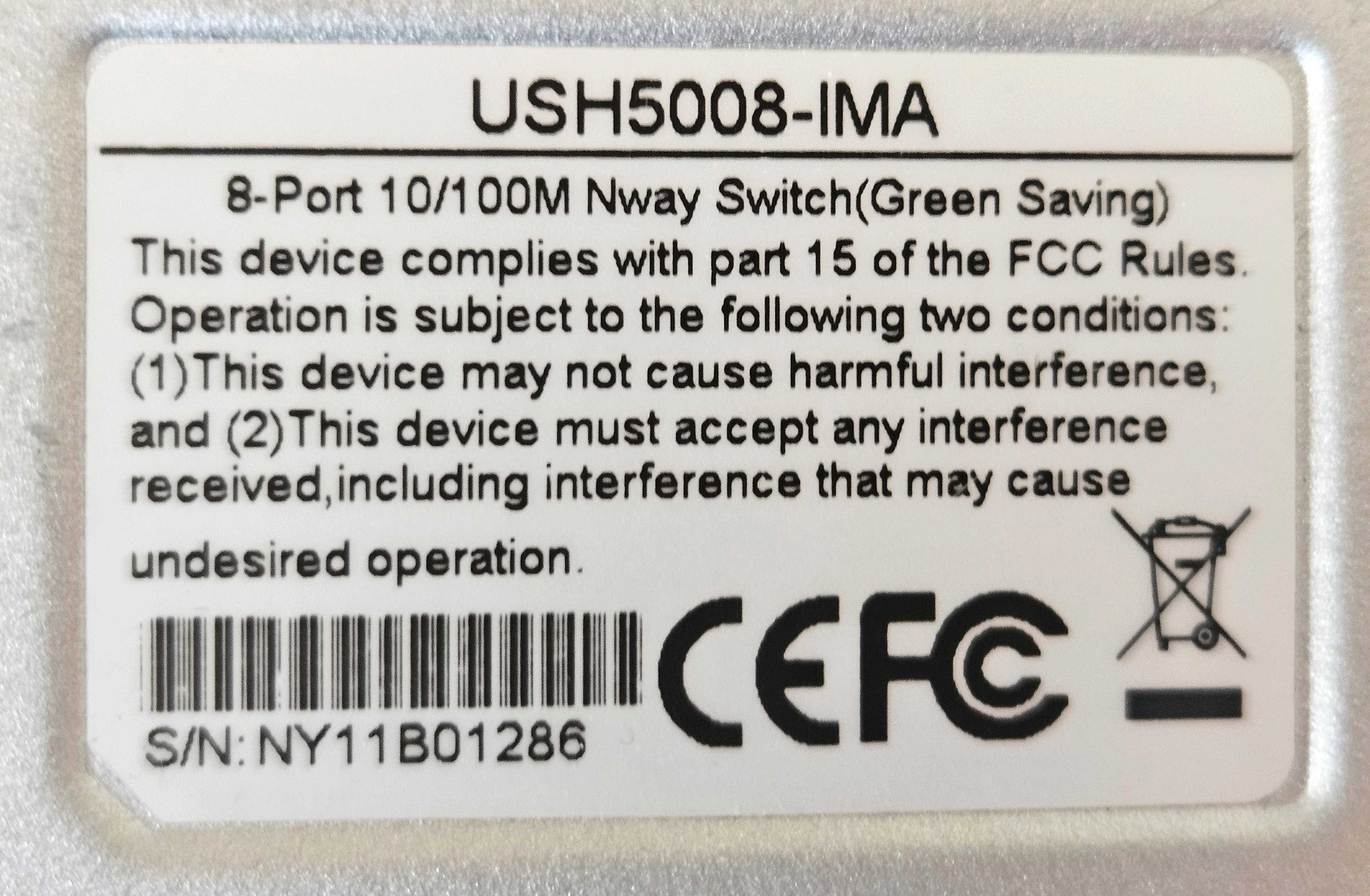 Коммутатор свитч 8 портов EUSSO, EDIMAX, 3COM