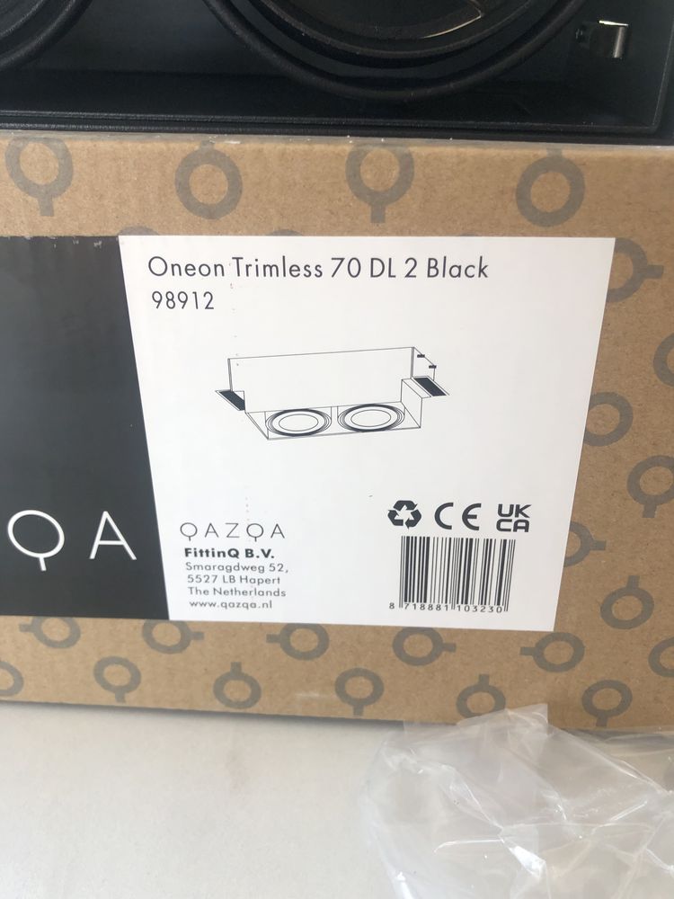 Oprawa QazQa Oneon Trimless 70 Dl 2 Black 98912