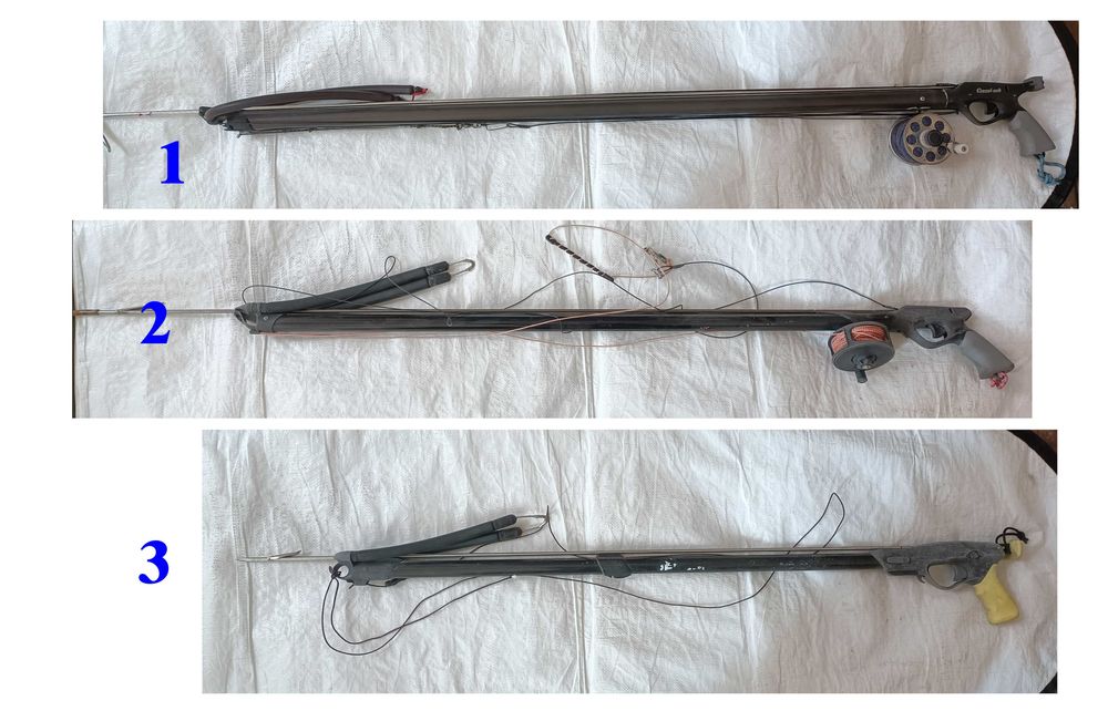 Armas/ Espingardas de caça submarina