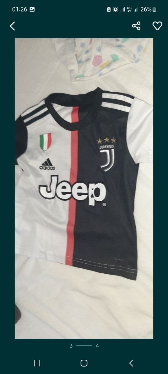 T-shirt 4/5anos JUVENTUS Cristiano Ronaldo Usado Entrego Alfragide e B