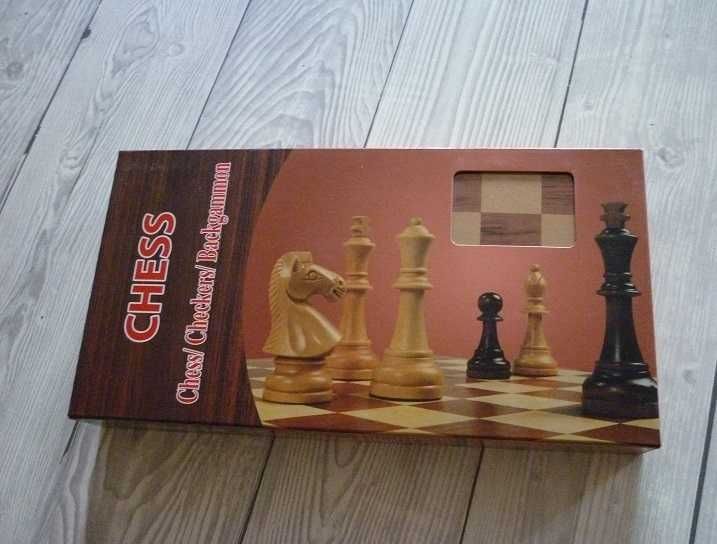 Настільна гра 3 в 1 Шахи, шашки, нарди  23х23 см дітям
