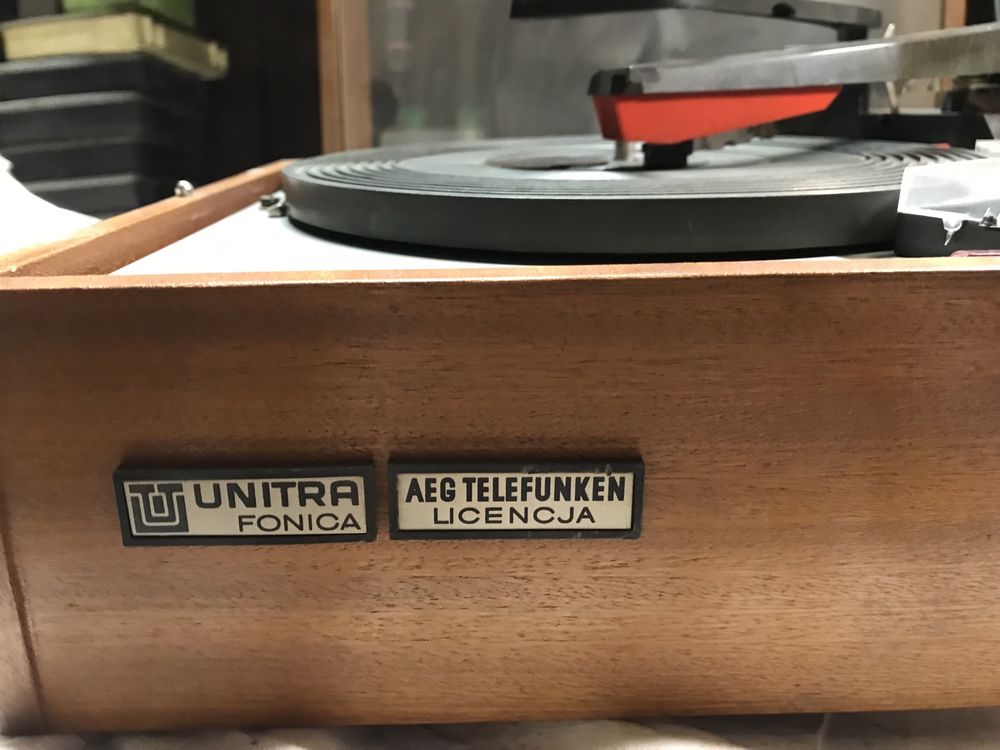 Gramofon  unitra fonica aeg telefunken licencja