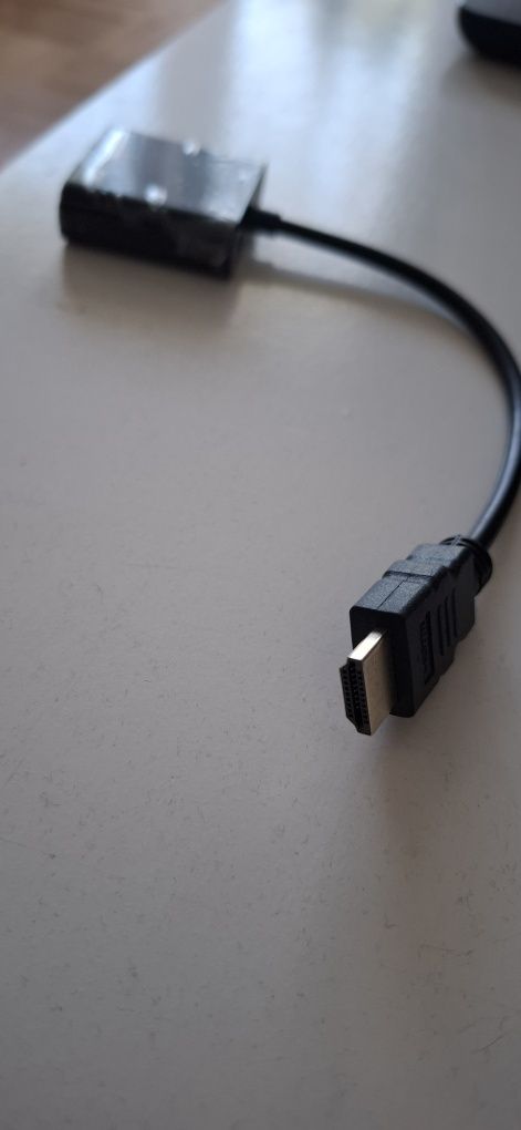 Adapter HDMI do VGA Konwerter sygnału monitora