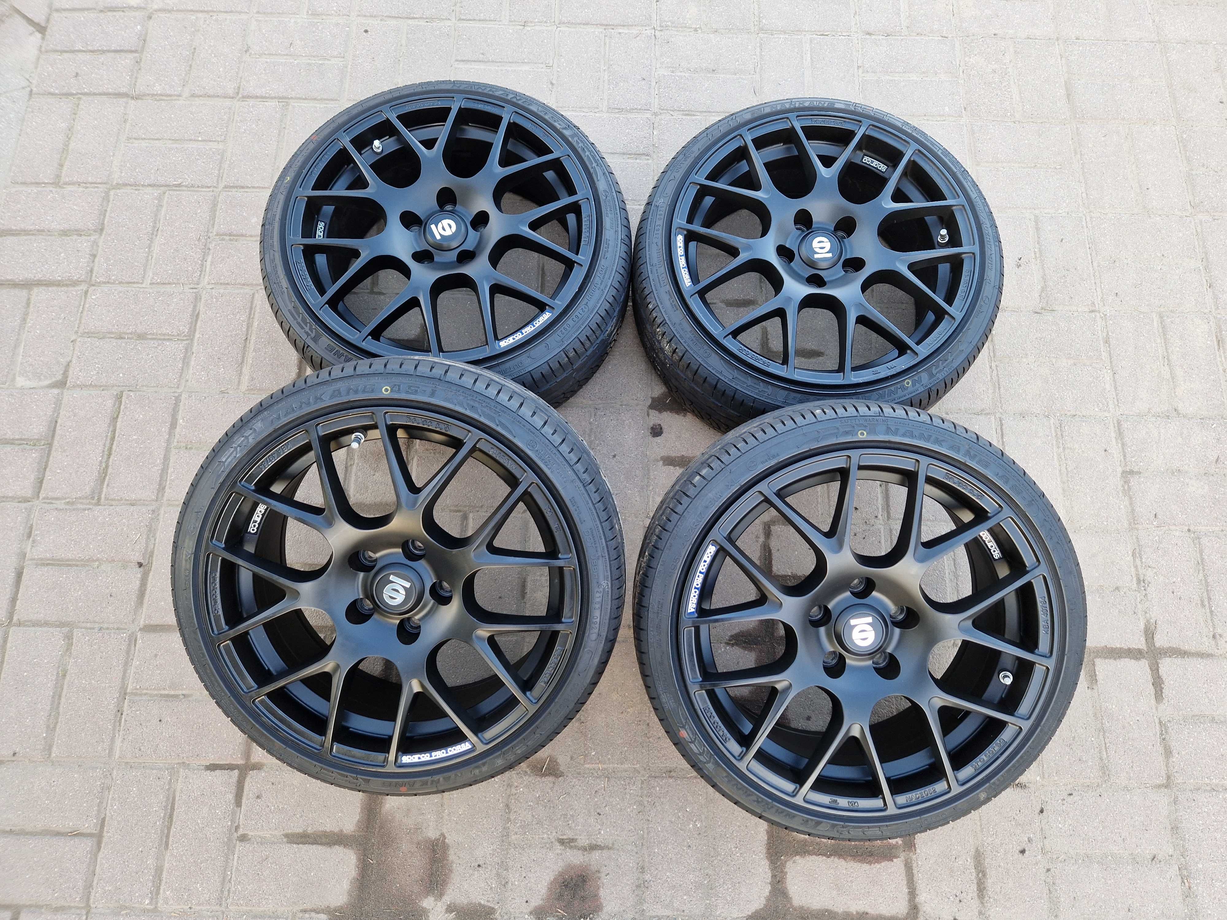 Koła Felgi 17 Cali 5x112 ET35 SPARCO PRO BMW Audi Seat VW Mercedes Lam