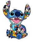 Naprasowanka Lilo i Stitch Stich Uśmiechnięte postacie 20cm #N675