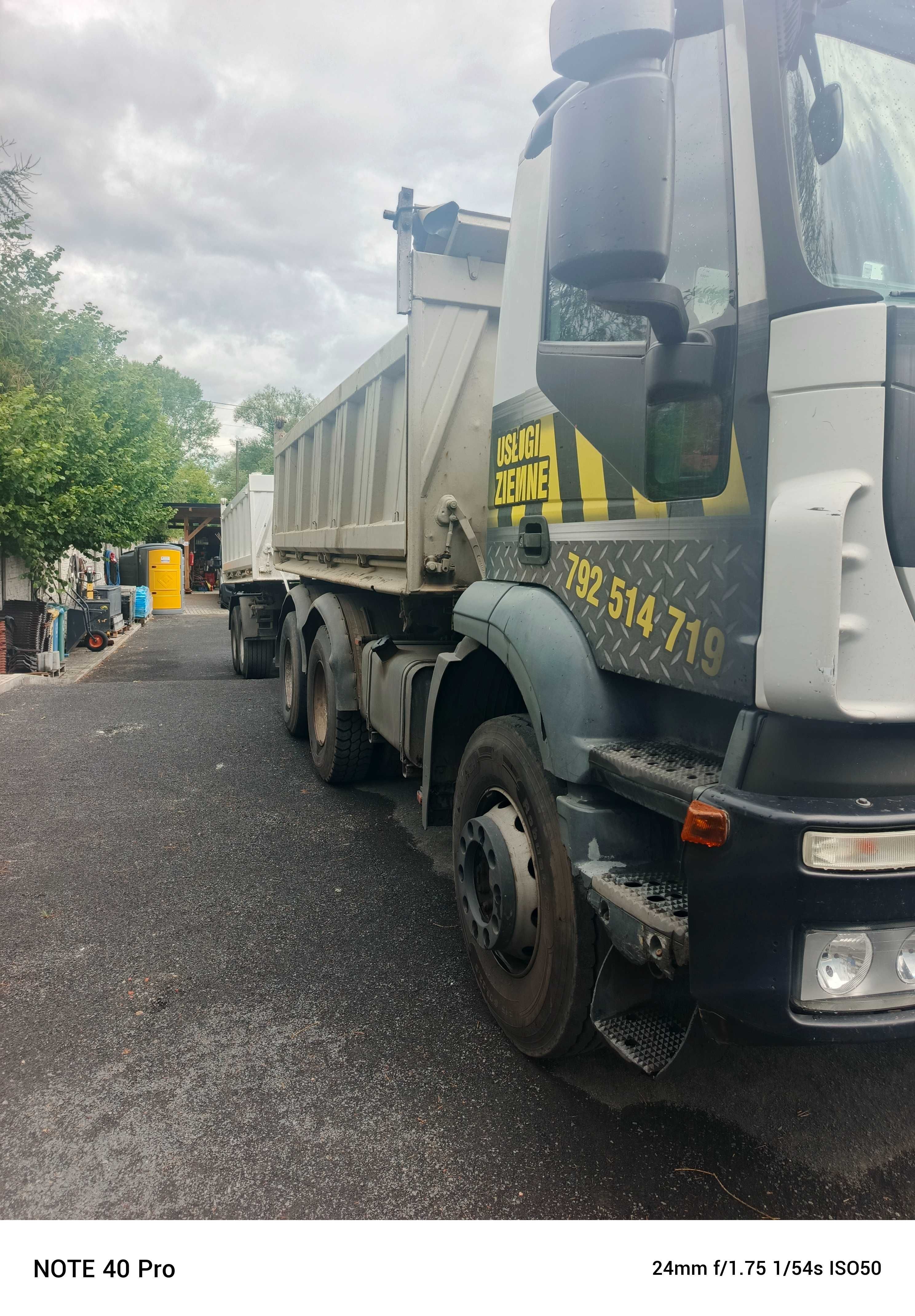 Iveco Trakker 450 + tandem Wywrotka