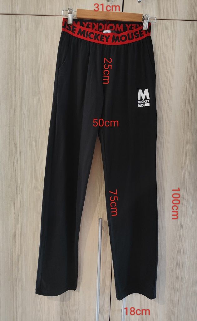 Bawełniane spodnie od piżamy, r. xS, Lidl