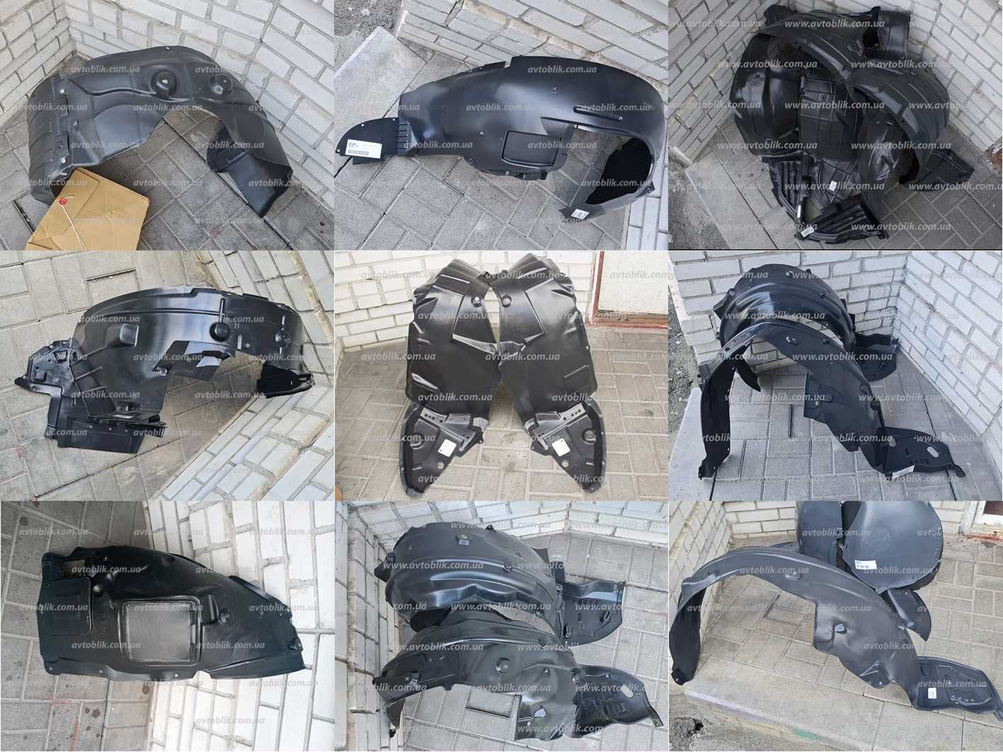 Підкрилки Hyundai Accent, Sonata, Elantra, i10, i30, Getz, Matrix Kona