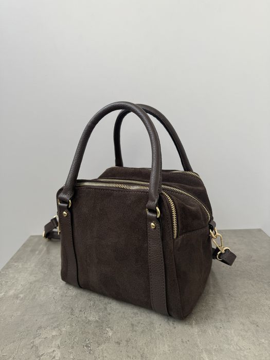 Жіноча сумка замша та шкіра  vera pelle