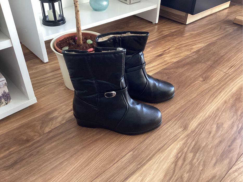 Kozaki damskie ocieplane - Moda Italia rozm 4/37 nowe