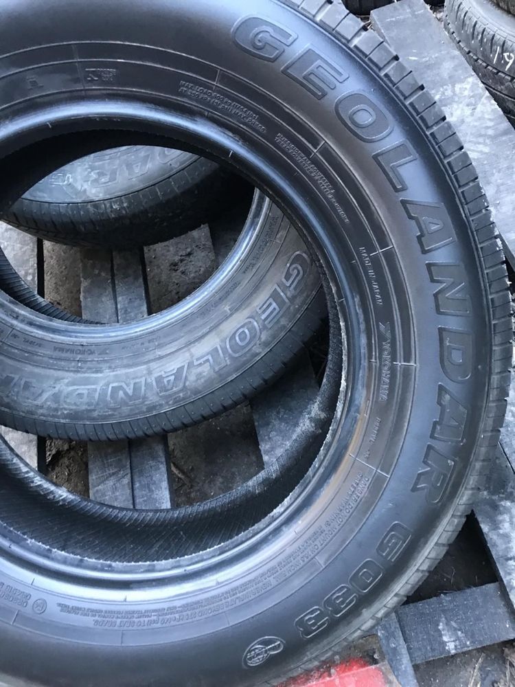 Yokohama 215/70r16 комплект резина шини б/у склад оригінал літо