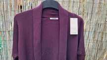 ORSAY kardigan sweter sweterek burgundowy wiskoza oversize Nowy 34/XS