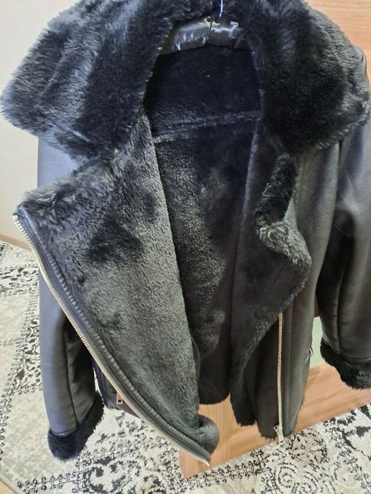 Женская  дублёнка (кожзам.)48р