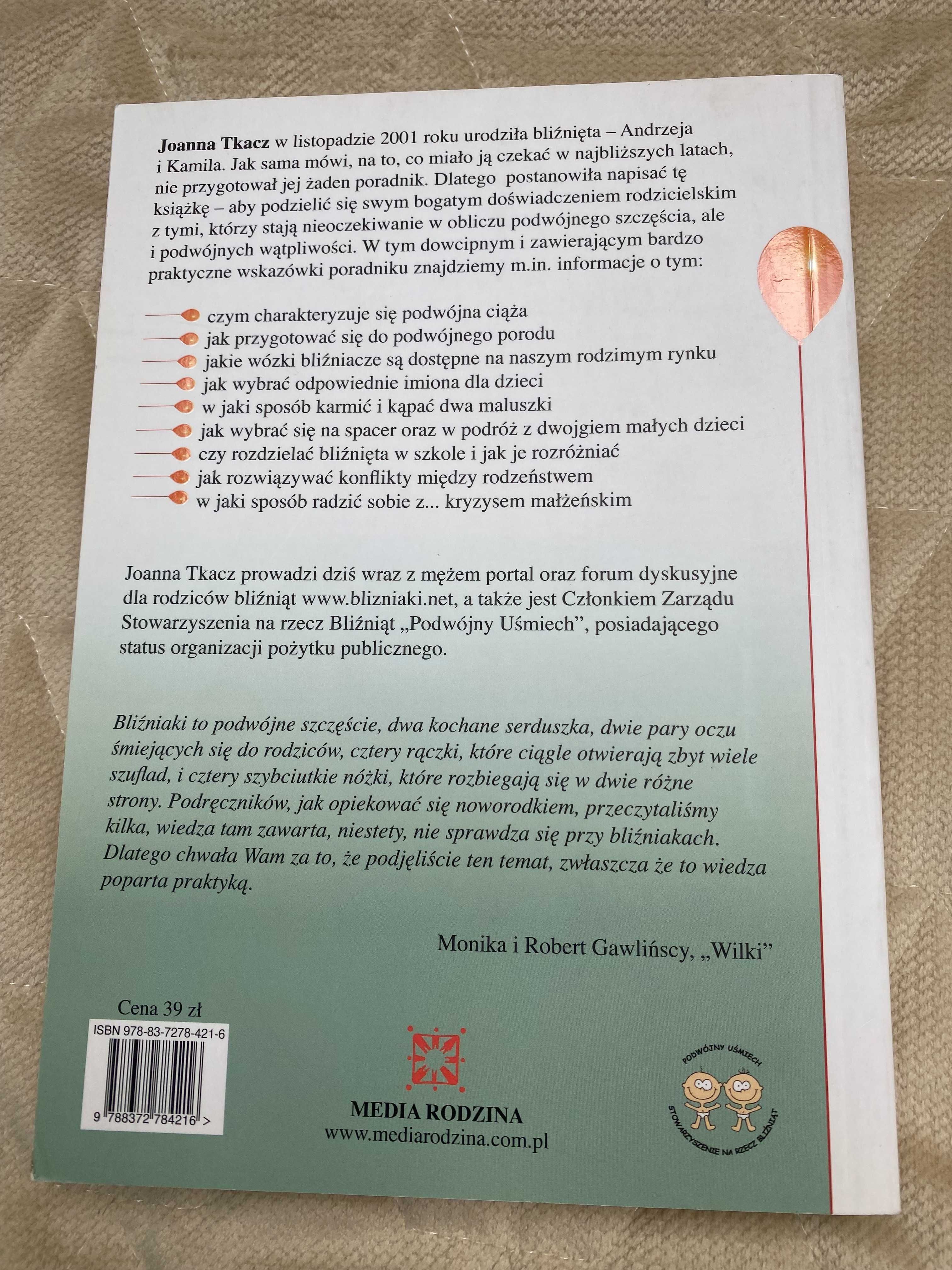 Bliźnięta poradnik dla rodziców Joanna Tkacz