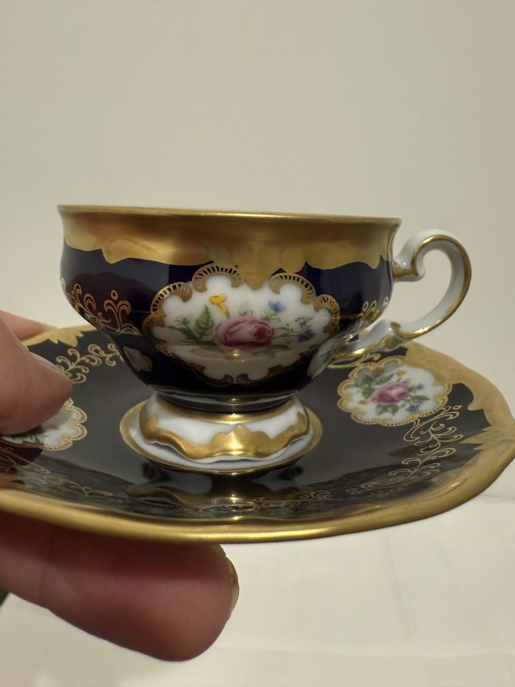 Kolekcjonerska filiżanka porcelana Weimar