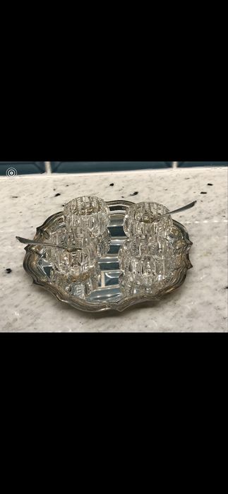 Набір для солі і перцю кришталь