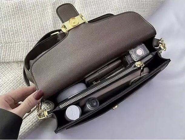 6 кольорів Сумка Coach коуч на плече з пряжкою шкіряна жіноча