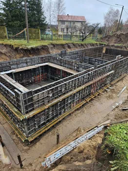 Wynajem wypożyczalnia szalunki szalunków Ścienne Stropowe Fundamentowe