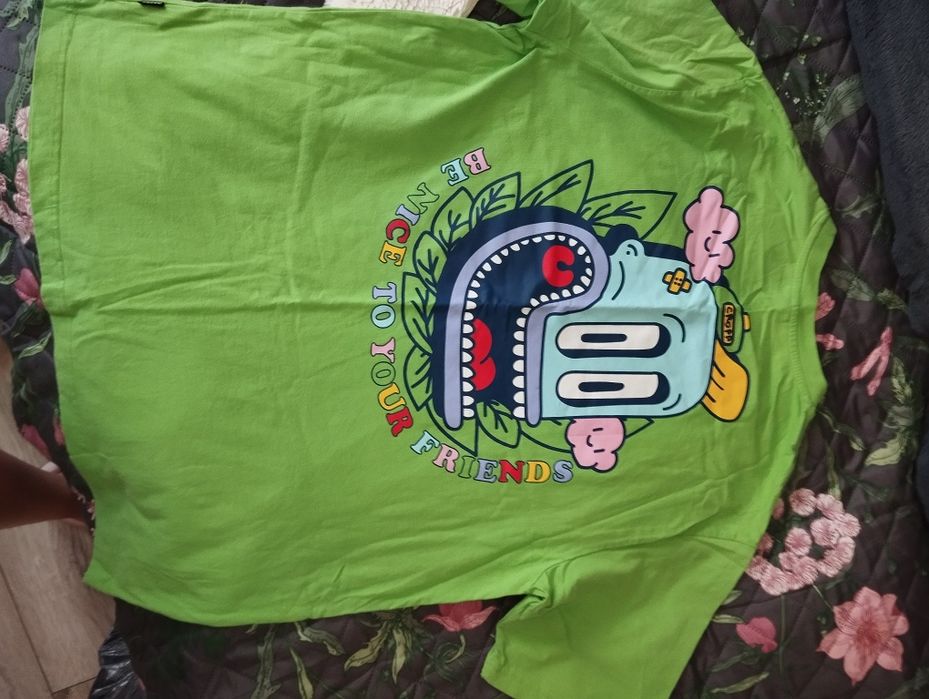 Szeroka koszulka t-shirt oversize Cropp XXL bawełniana