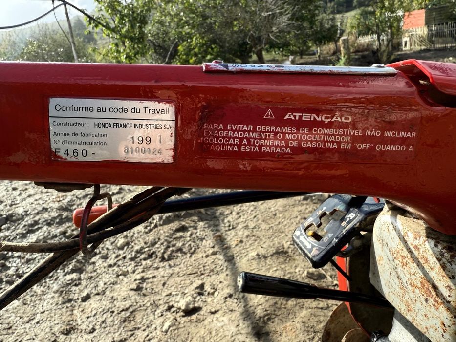 Tractor Motoenxada honda f460
