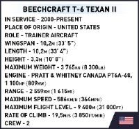 Klocki Cobi 26625 Samolot T-6 Texan Ii Beechcraft 197 El.
