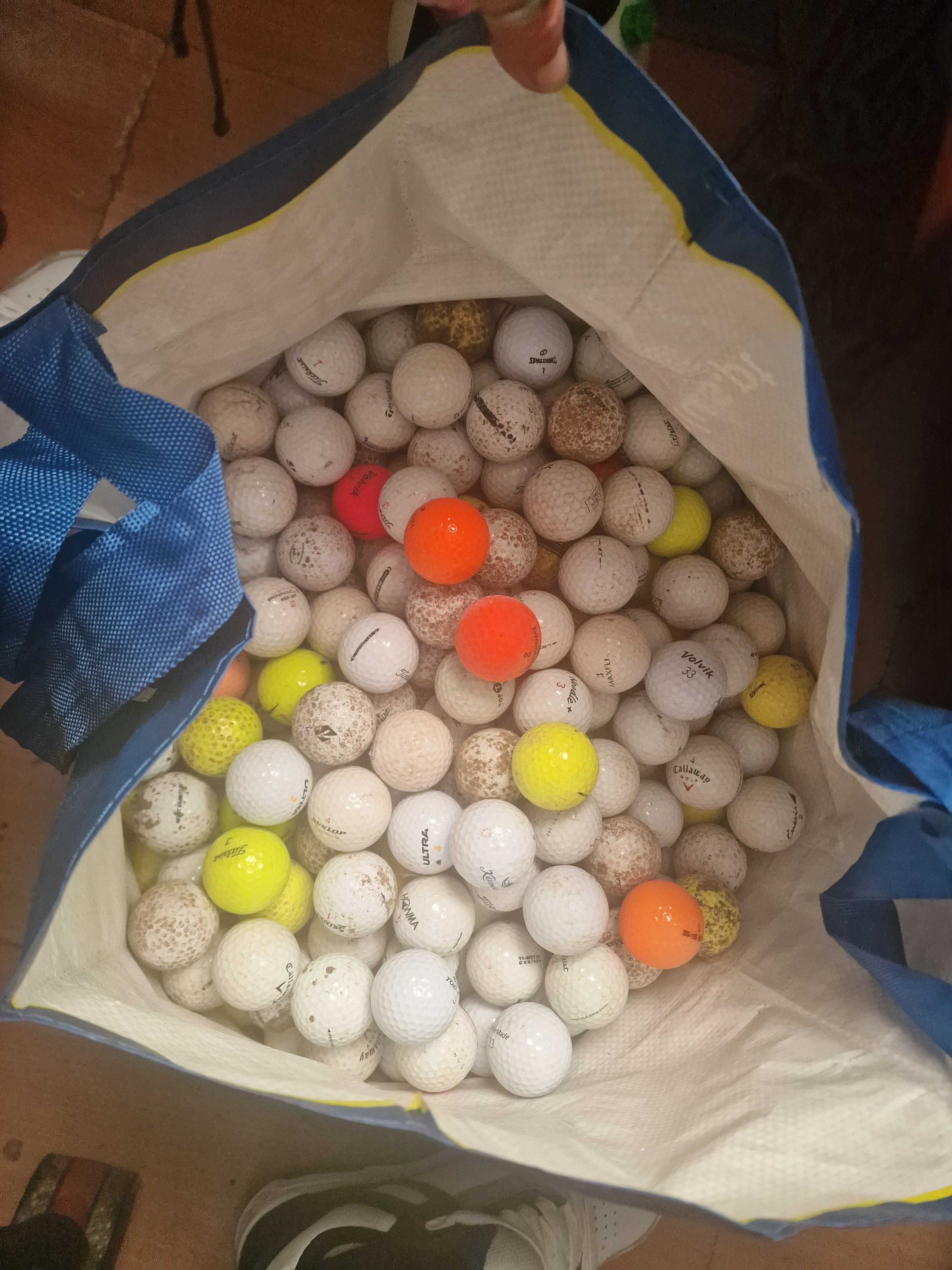 260 bolas de golf usadas