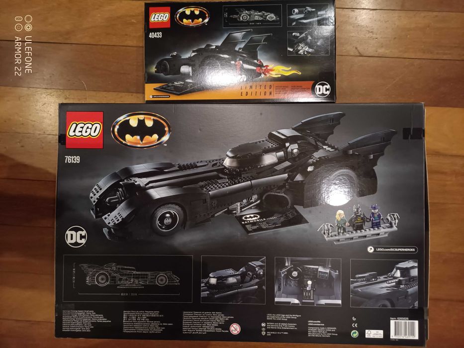 LEGO 76139 - Batmobile 1989 + 40433 - Batmobile 1989 Limited Edition