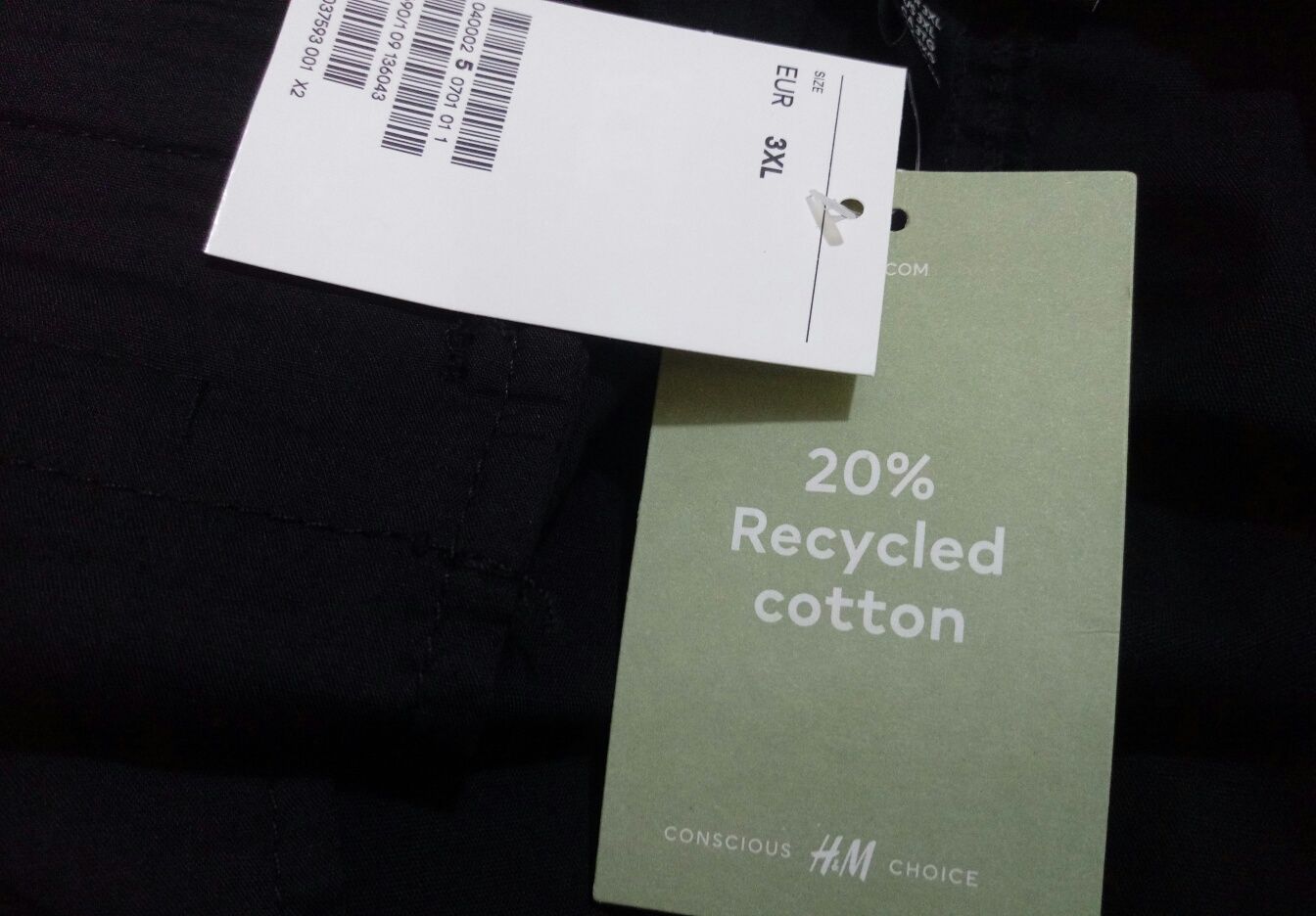Нові чоловічі шорти оригінал cotton H&M 3XL