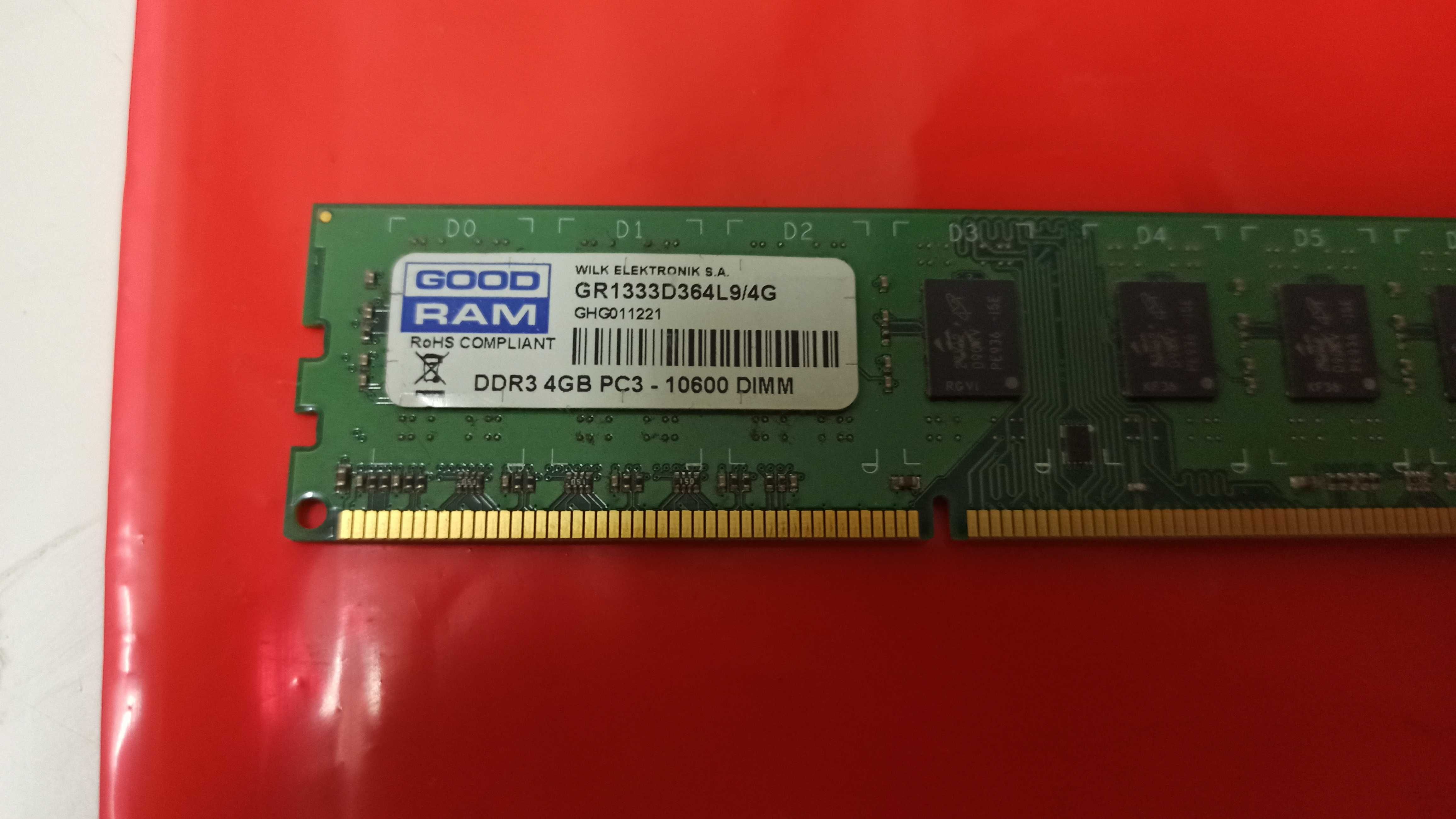 RAM Goodram GR1333D364L9/4G 4GB DDR3 CL9 1333MHz