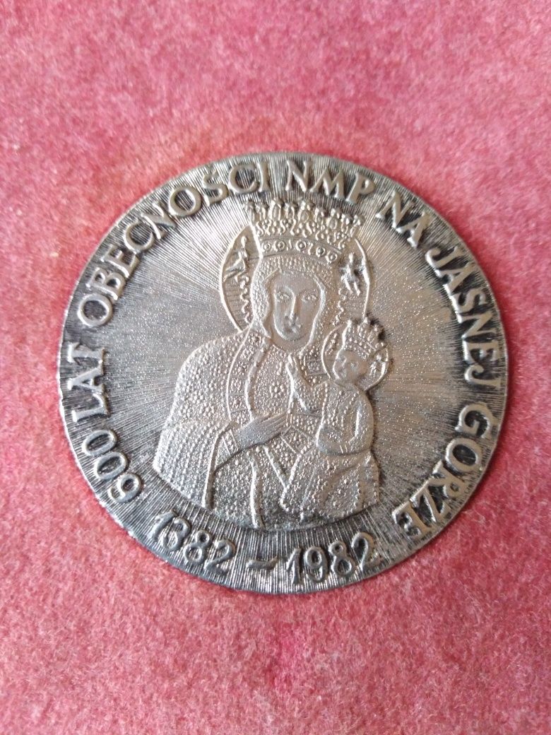 Medal unikat, pielgrzymka Jana Pawła II do Polski czerwiec 1983