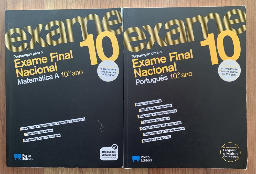 Exame Final Nacional Português Matematica A - 10 Ano
