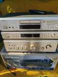 Zestaw Denon wzmacniacz PMA-1055R,tuner, odtwarzacz CD gold silver