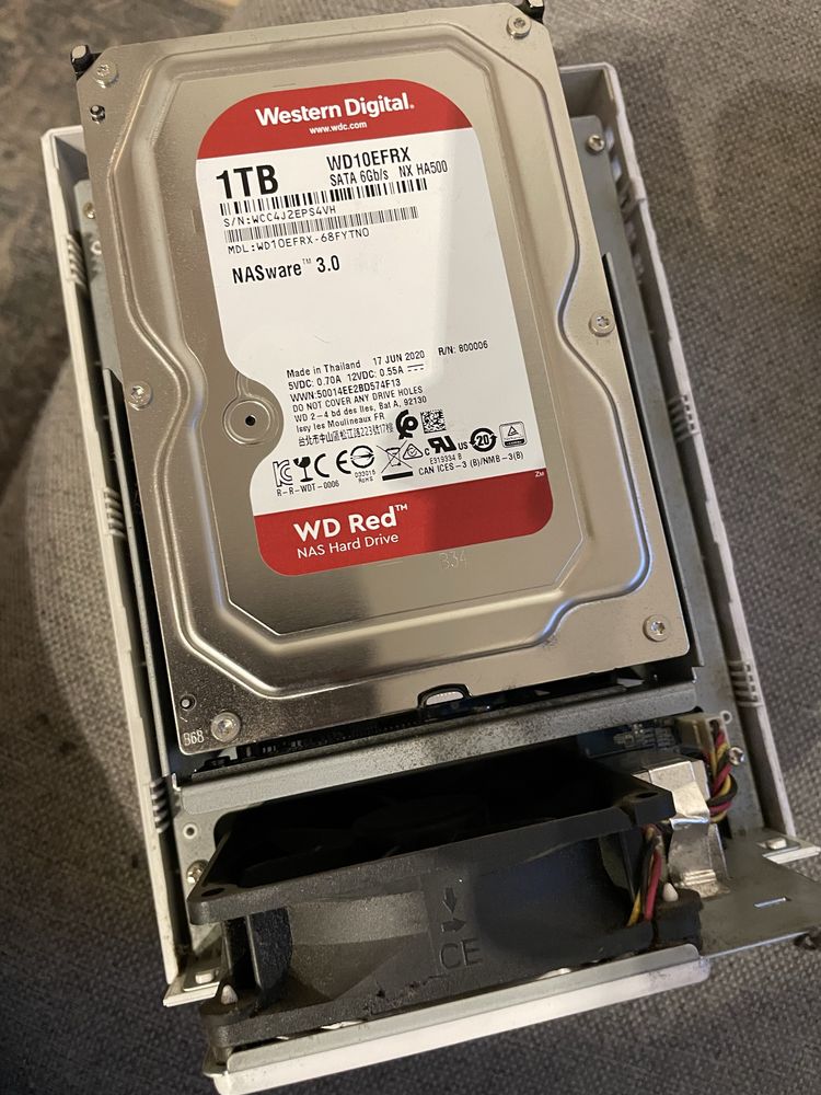 Synology DS220j dysk sieciowy 2x1TB WD
