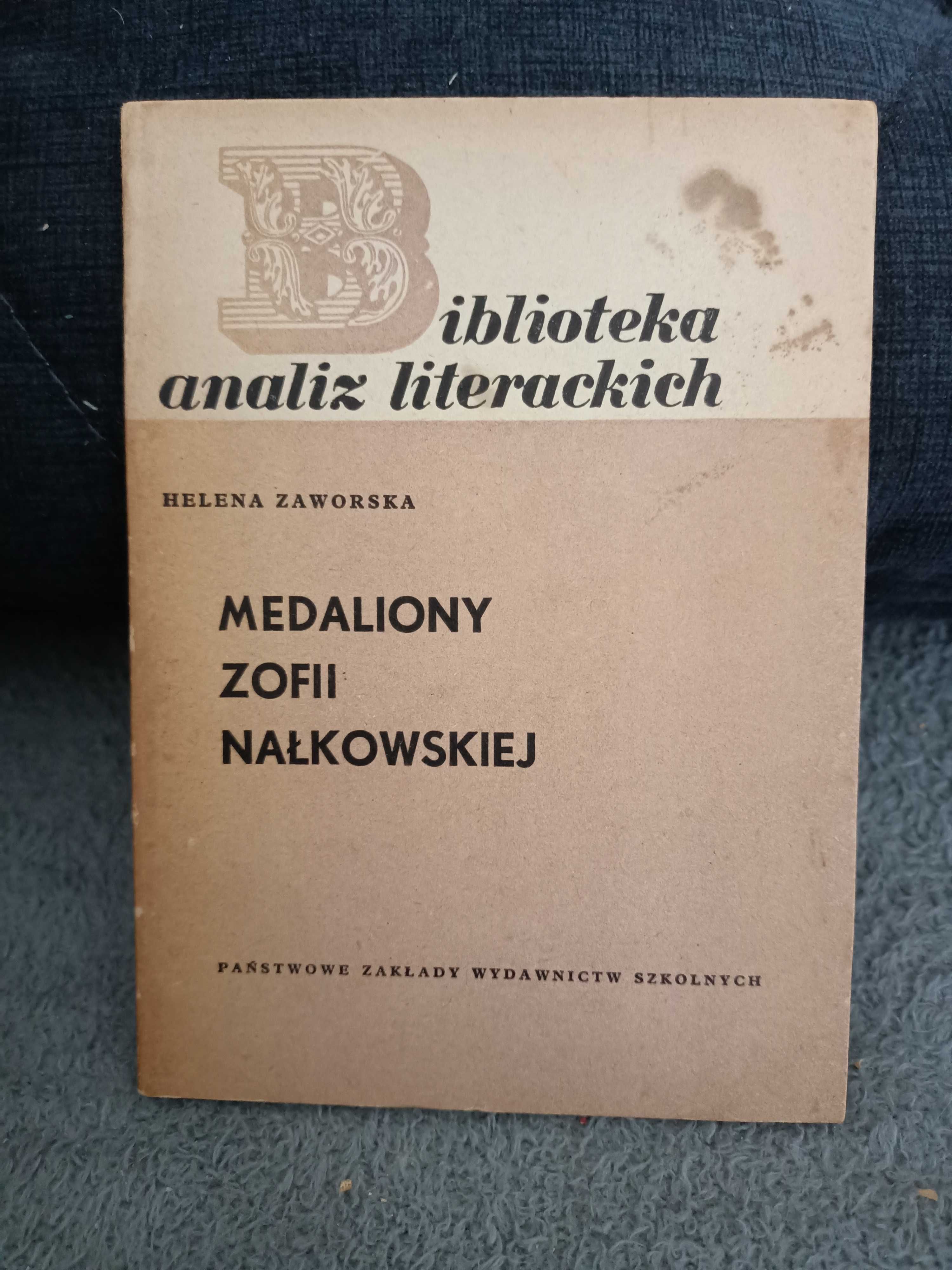 Medaliony - Nałkowska / Biblioteka analiz literackich