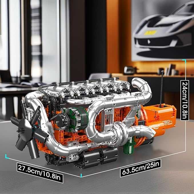 Mould King 10200 Двигун вантажівки Scania з коробкою передач. 3226 дет
