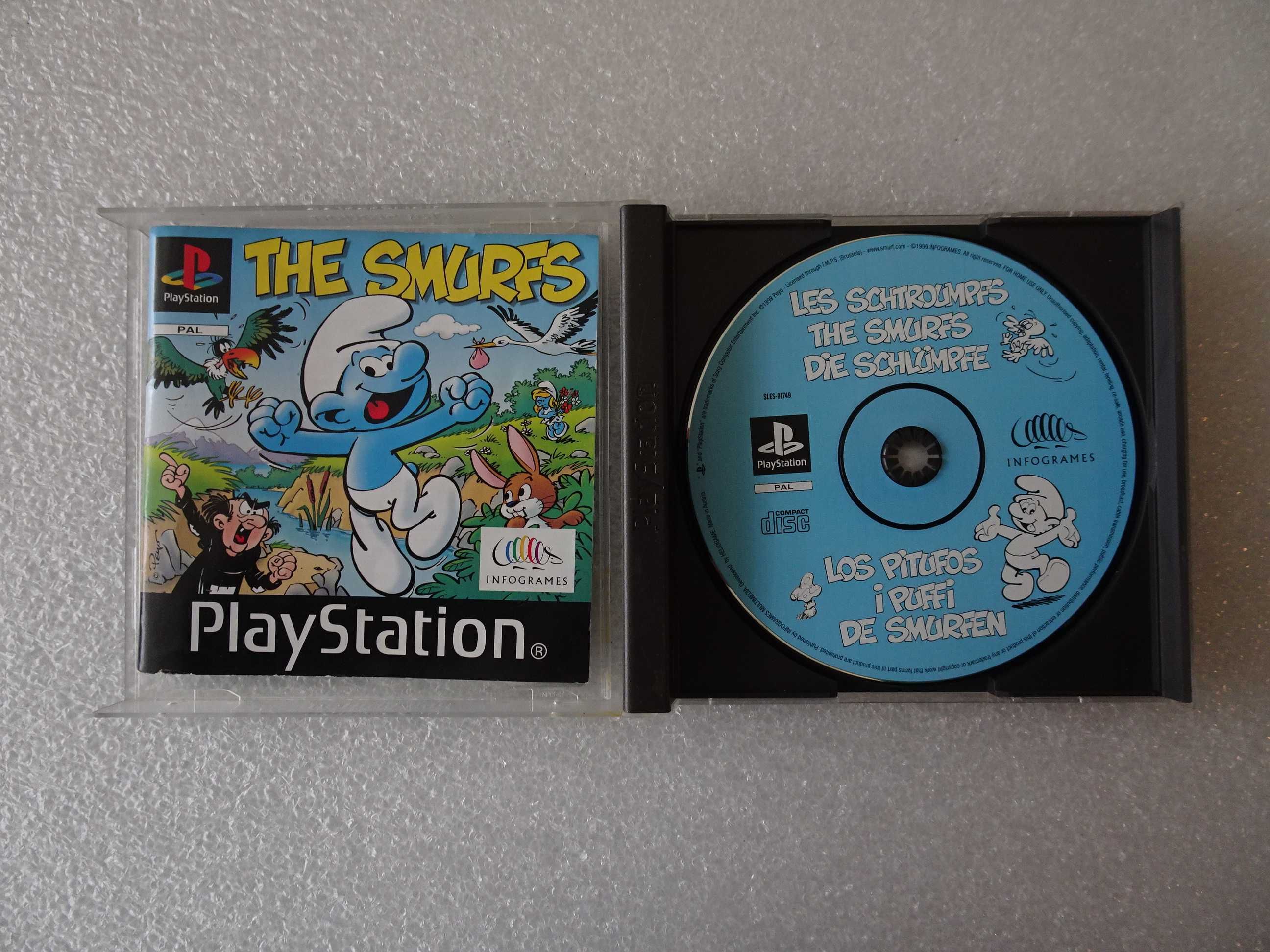 Jogo Playstation 1 - The Smurfs