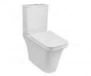 Унитаз напольный Q-tap Kalao безободковый + сиденье QT08221213A W
